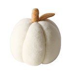 Dekoaufsteller Tikva Kürbis creme DM16,5cm